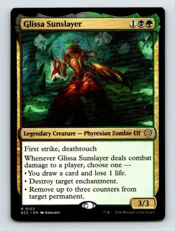 Glissa Sunslayer R Commander: Lorwyn Eclipsed 122 NM - Image 1