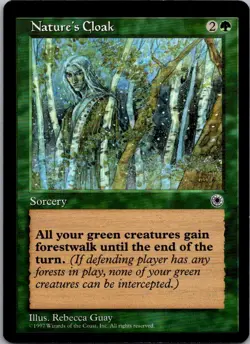 1997 Portal E Nature's Cloak Starter/Rare #177 - Image 1
