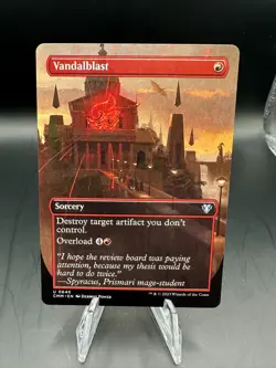 MAGIC THE GATHERING MTG COMMANDER MASTERS VANDALBLAST EXTENDED ART - Image 1