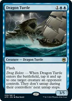 Dragon Turtle - Adventures in the Forgotten Realms #056/281 MTG Magic The Gather - Image 1