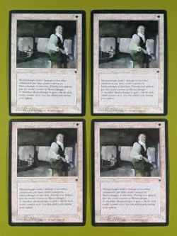 Icatian Moneychanger (Tucker) x4 Homelands 4x Playset Magic the Gathering MTG - Image 1