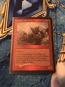 Legion Warboss Serialized Foil 273/500 Mtg - Image 1