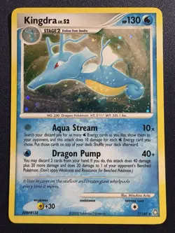Kingdra 7/146 Pokemon 2008 Legends Awakened Holo Rare LP - Image 1