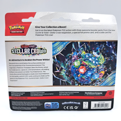 Pokemon Scarlet & Violet Stellar Crown 3-Pack Blister - Image 2