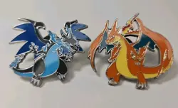 Pokemon Mega Charizard X & Y Enamel Pin Set - Lot A - Image 2
