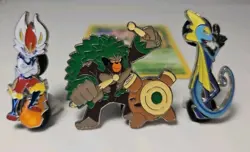 Pokemon Cinderace Rillaboom Inteleon Sword Shield Enamel Pin Set - Lot D - Image 1