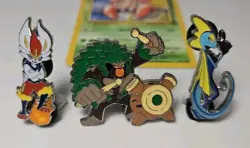 Pokemon Cinderace Rillaboom Inteleon Sword Shield Enamel Pin Set - Lot D - Image 2