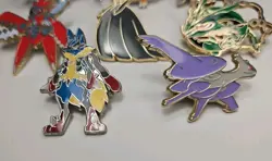 Pokemon Mega Evolution Enamel Pin Set Charizard Lucario Gardevoir Rayquaza Lot E - Image 2