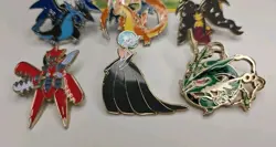Pokemon Mega Evolution Enamel Pin Set Charizard Lucario Gardevoir Rayquaza Lot E - Image 3