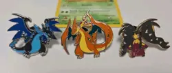 Pokemon Mega Evolution Enamel Pin Set Charizard Lucario Gardevoir Rayquaza Lot E - Image 4