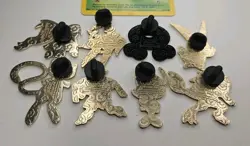 Pokemon 8 Mixed Enamel Pin Set Mew Zoroark Mawile Arceus Celebi Jirachi - Lot J - Image 2