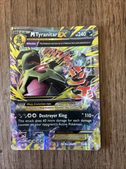 M Mega Tyranitar EX 43/98 XY - Ancient Origins Holo Pokemon 2015 MP - Image 1