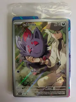 POKEMON SCARLET VIOLET PROMO N'S ZORUA ETB PROMO SEALED 189 - Image 1