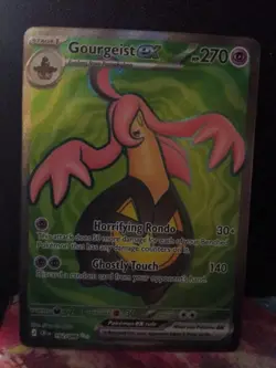 Gourgeist ex 102/86 Full Art Double Ultra Rare Pokemon Chaos Rising ME04 NM - Image 1