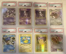 Lot Of 8 PSA 9 2016 Pokemon XY Evolutions EX, Pikachu, Mewtwo, Blastoise, P - Image 1