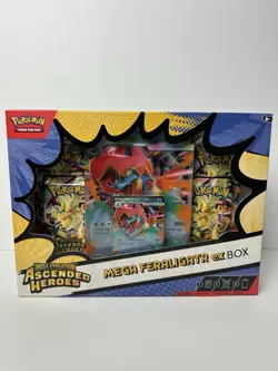 Pokemon TCG: Mega Evolution Ascended Heroes Mega Feraligatr ex Box New & Sealed - Image 1