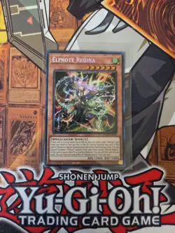 YUGIOH ELFNOTE REGINA BLZD-EN014 SECRET 1ST ED NM/LP - Image 1