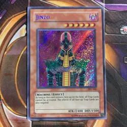 Yu-Gi-Oh! TCG Jinzo Pharaoh's Servant PSV-000 Unlimited Secret Rare MINT - Image 1