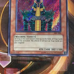 Yu-Gi-Oh! TCG Jinzo Pharaoh's Servant PSV-000 Unlimited Secret Rare MINT - Image 3
