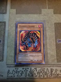 YUGIOH FLAMVELL GUARD HA01-EN009 SUPER LIMITED EDITION NM - Image 1
