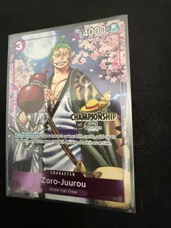 One Piece Zoro-Juurou OP05-067 CS 25-26 Event Pack PROMO CHAMPIONSHIP STAMP - Image 2
