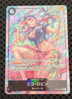 One Piece Card Game TCG OP12-087 SR Nico Robin Bandai Japan Special Prism 2025 - Image 1
