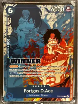 Portgas.D.Ace (Winner Pack 2024 Oct.-Dec.) OP07-053 One Piece Promotion Foil - Image 1