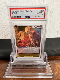 One Piece TCG OP-03 Pillar of Strength Foil Sanji (102) Copy #1 - Image 1