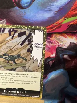 Ground Death Foil OP14-096 The Azure Sea's Seven One Piece English - Image 2