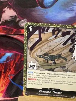 Ground Death Foil OP14-096 The Azure Sea's Seven One Piece English - Image 3