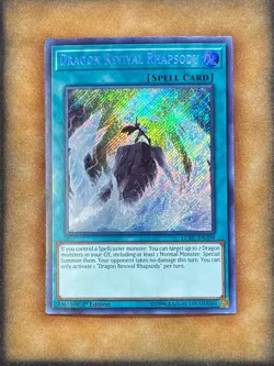 Yugioh Dragon Revival Rhapsody LCKC-EN109 Secret Rare 1st Ed NM - Image 1
