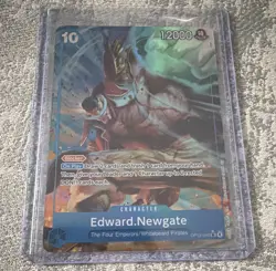 One Piece CCG Edward Newgate OP13-042 Carrying on His Will SR Alt Art Foil Eng - Image 1