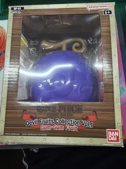 One Piece Card Game Devil Fruit Vol.1 Gum-Gum Fruit openBox -ONLY fruit figure - Image 1