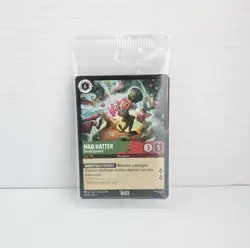 2026 Disney Lorcana D23 Promo MAD HATTER Gold Member Exclusive Card - Image 1