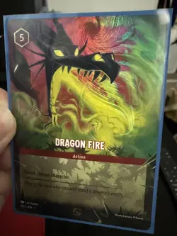 Dragon Fire - Disney Lorcana Challenge Promo Card (DLPC) 1/C1 - Image 4