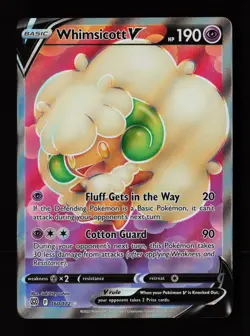 Whimsicott V 160/172 Ultra Rare Brilliant Stars Pokemon Cards - Image 1