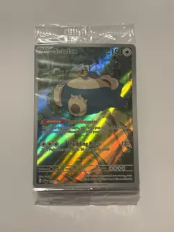 Pokemon TCG Snorlax Promo Card Scarlet Violet 151 SVP051 Sealed - Image 1
