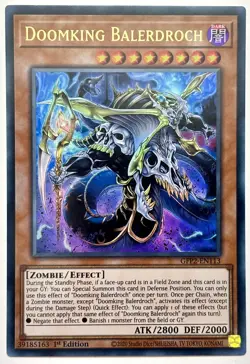 GFP2-EN113 Doomking Balerdroch - Ultra Rare 1st Edition Near Mint YuGiOh Card - Image 1