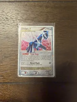 Pokemon TCG Dialga LV.X DP Black Star Promotional Holo Card DP17 - Image 1