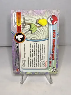 Topps Chrome Pokemon TCG Bellsprout Card #69 Rainbow - Image 2