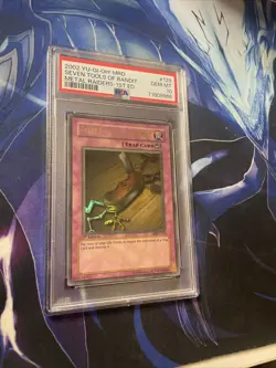 Yugioh! Seven Tools of the Bandit MRD-129 Ultra Rare 1st Edition PSA GEM MT 10 - Image 1