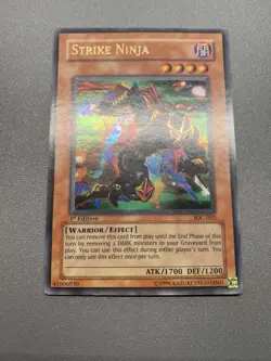 Yu-Gi-Oh! Strike Ninja Ultra Rare 1st Edition IOC-007 HP (DAMAGED) - Image 1