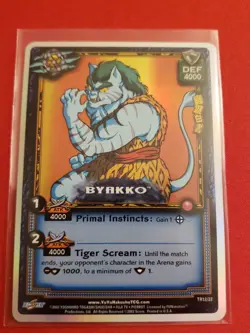 Yu Yu Hakusho TCG CCG Byakko TR12/22 Tournament Rare Card Spirit Pack 1 NM - Image 1