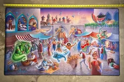 Signed By Rudy - MTG Alpha Investments Big Playmat Arabian Nights 48”x24” - Image 1