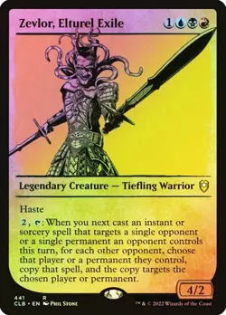 Zevlor, Elturel Exile (Showcase) - FOIL - Commander: Battle for Baldur's Gate - Image 1