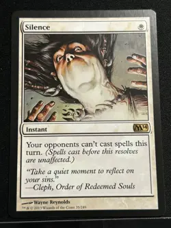 MTG - Silence - Core Set 2014 (M14) - Rare - Image 3