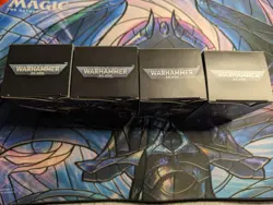 Magic the Gathering Warhammer 40k Commander Decks complete set sleeved - Image 2