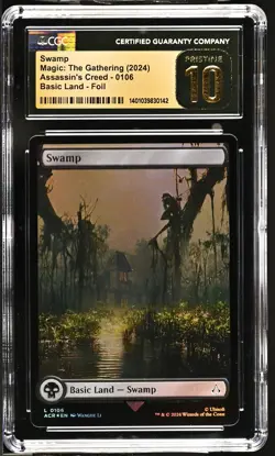 SWAMP Assassin's Creed Foil CGC Pristine 10 MTG [Nostalgium] - Image 1