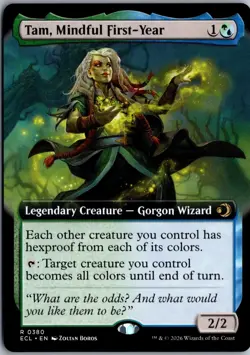 Tam, Mindful First-Year (Extended Art) R Lorwyn Eclipsed 380 NM Magic - Image 1
