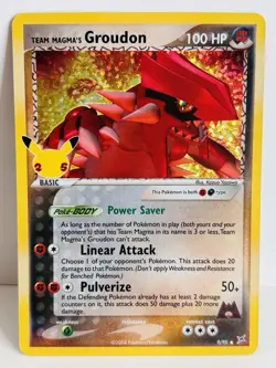 Team Magma's Groudon 9/95 Celebrations: Classic Collection Pokemon - Image 1